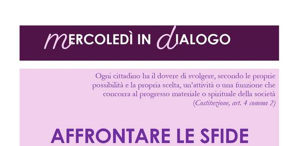 Mercoledì in dialogo WG